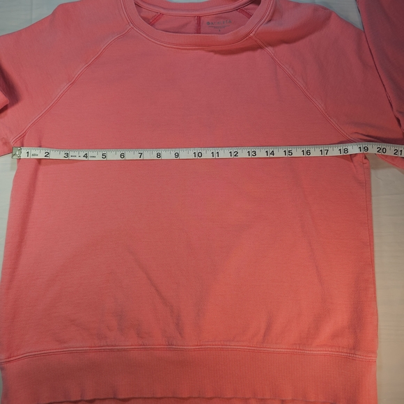 Athleta Womens Peach Sundown Stretchy Sweatshirt, Size Small - Picture 6 of 9